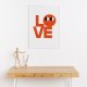 Plakat " L.O.V.E " 50x70cm