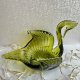 Beautiful Murano Italian Glass Swan Figure 21cm ❤ Szkło barwione w masie