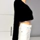 Sweter krótki crop top Crafted r.M 38 bawełna 50 %