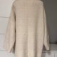 Sweter oversize M 38 beżowy dekolt v old money pull&bear szeroki