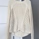 Kremowy sweter oversize H&M r.XS 34