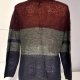 Sweter Saint Tropez r.XS 34 cieniutki delikatny ciepły bordo szary grafit pasy