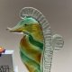 Murano Seahorse ❤ Multi color yellow-green 24cm. ❤ Duża figura konika morskiego ❤❤ Wyjątkowo efektowna figura