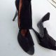 BUTY CZARNE WYSOKIE OBCASY 40