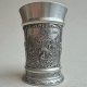 Antique Wine Bar ❤ Pewter Germany ❤ Scenki rodzajowe ❤ Dawnej daty pokal do wina