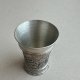 Antique Wine Bar ❤ Pewter Germany ❤ Scenki rodzajowe ❤ Dawnej daty pokal do wina