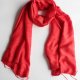 EXCLUSIVE 100% silk raw scarf