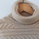 exclusive wool beige sweater