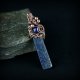 Wisiorek wire wrapping z lapis lazuli