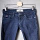 Granatowe jeansy skinny biodrówki Hollister XS S