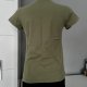 Shein S 100% bawełna khaki zielona bluzka t-shirt z napisem perfectly