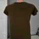 Tom&Rose S 100% bawełna T-shirt khaki z napisem