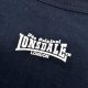 Lonsdale S T-shirt 95% bawełna, granatowy z małym logo, przewiewny, wygodny