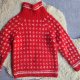 Sweter wełna handmade dziecko