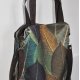 Torba hobo XXL - print liście