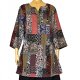 LETNIA TUNIKA PATCHWORK L XL XXL