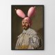 Plakat Pink Bunny - format 40x50 cm