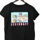 BAWEŁNIANY T-SHIRT Z NADRUKIEM LAS VEGAS NEVADA M L XL