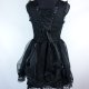 Living Dead Souls Lolita goth punk sukienka mini / M