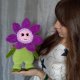 Duży kwiat pluszowy, Przytulanka dla dziecka, Maskotka na prezent