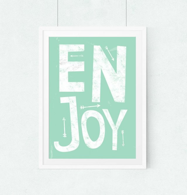 plakat ENJOY  - A3