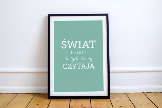 A4 Plakat książkowy - 06 Świat MINT