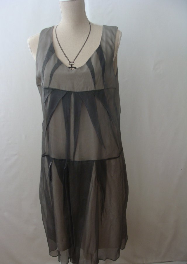 IN WEAR BLACK LADYBIRD - JEDWABNA sukienka - Ubrania vintage - DecoBazaar