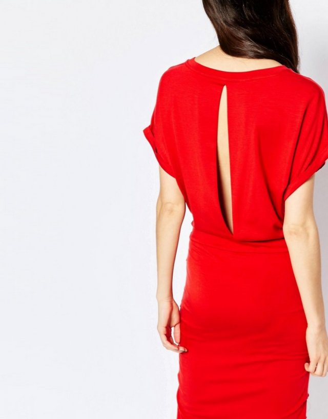 Czerwona sukienka ASOS * NOWA * - Ubrania vintage - DecoBazaar