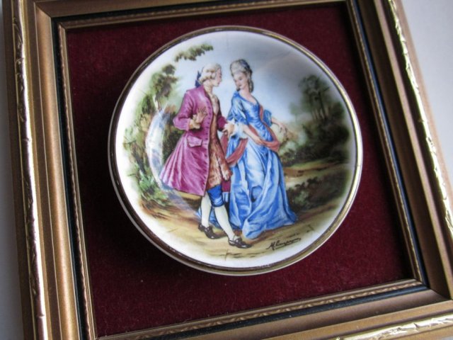 Obrazek miniatura  STAFFORDSHIRE ENGLAND - retro ozdoba na ścianę i oryginalny prezent