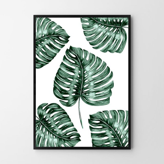 PLAKAT MONSTERA  21X29.7CM A4