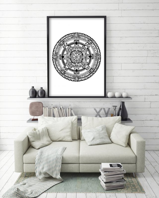 Mandala 50x70cm