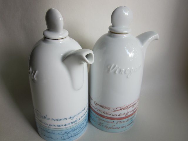 Wedgwood 1998  VARIATIONS PORCELAIN - ORYGINALNY ZESTAW VINEGAR & OILM- RZADKOŚĆ