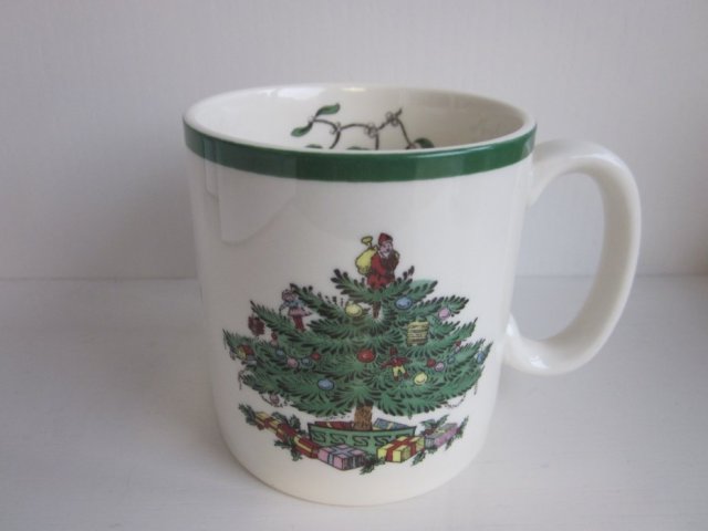 Nowy Spode christmas tree s 3324   - 1998 kubek porcelanowy kultowe zdobienie od SPODE