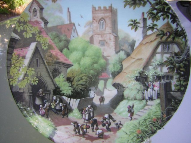 COALPORT  The Tale of a Country Village - Village School  by Robert Hersey