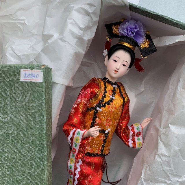 Skarb! - Vintage Japanese Doll 32cm. ༺❤༻ Ręcznie wykonana figurka ༺❤༻