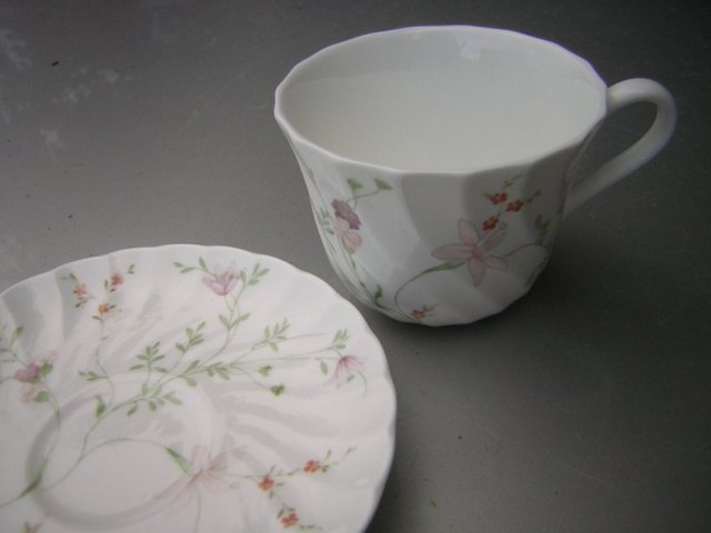 Wedgwood Campion herbaciana filiżanka ze spodkiemI V