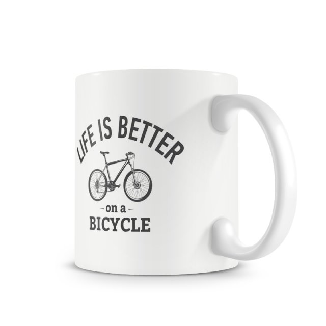 Kubek. Life is better on a bicycle