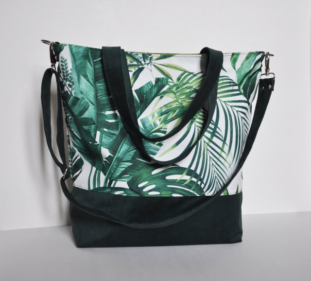 Torba hobo XXL - print dżungla