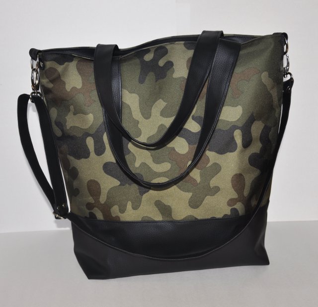 Torba hobo XXL - print moro