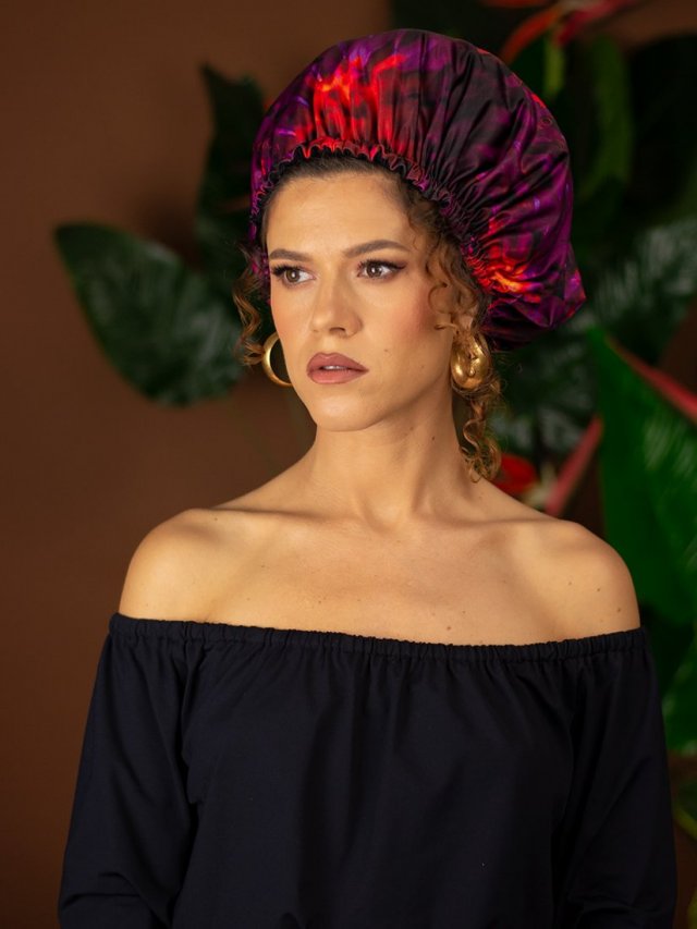 Czepek ochronny - czapka - turban - Hot Tropical