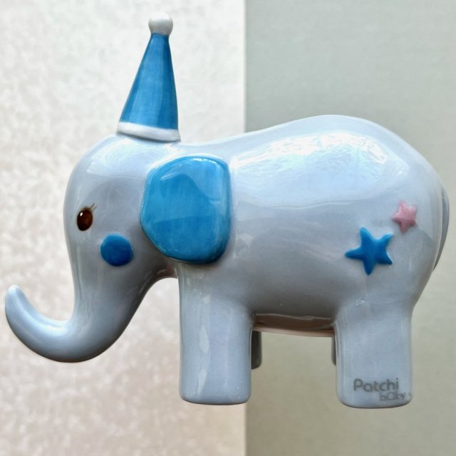 Patchi Elephant Money Box ❤ Urocza porcelanowa skarbonka ❤ Sygnowana