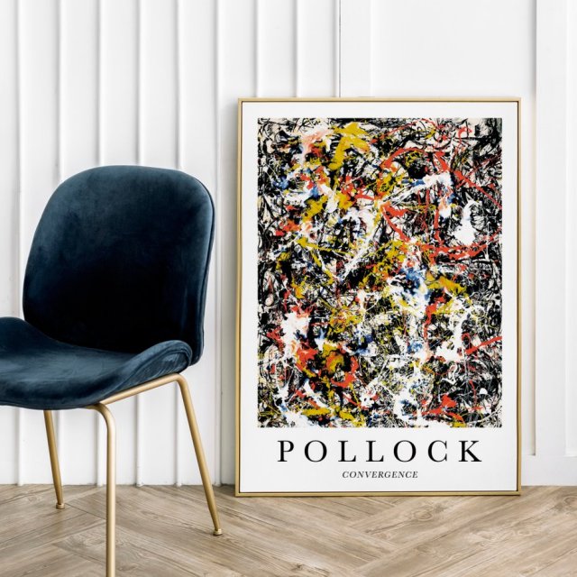 Plakat Pollock Convergence - format 50x70 cm