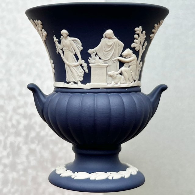 WEDGWOOD  ❤ Jasper ware - Dark Blue ❤ porcelana biskwitowa ❤