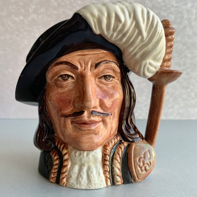 Vintage Royal Doulton Figurine  Athos - Musketeer, lata 50-te XXw. ❤ Projekt Max Henk