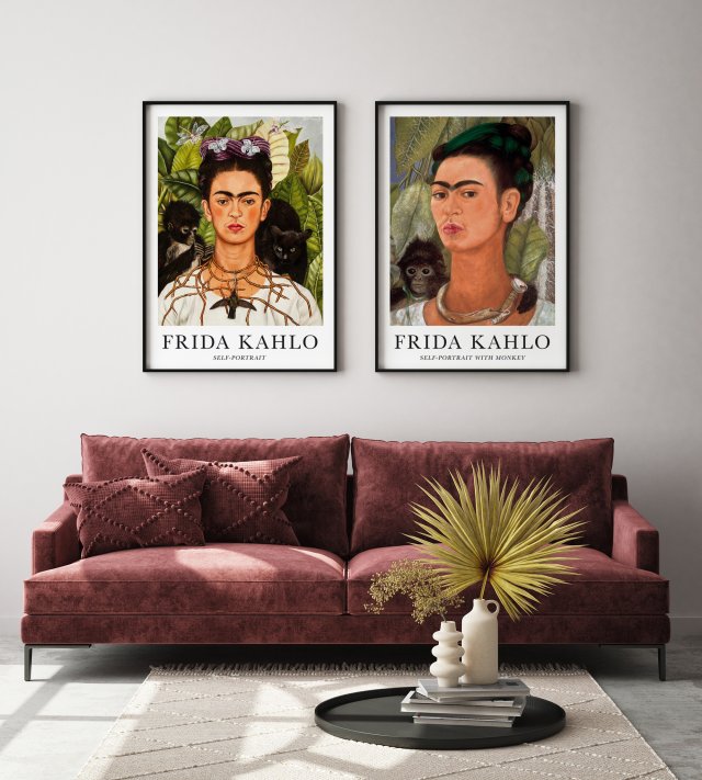 Zestaw plakatów Frida Kahlo - format 40x50 cm