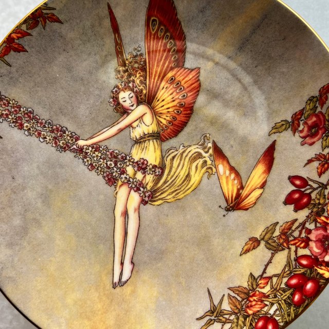 Fairy Butterfly ❀ڿڰۣ❀  Limitowana edycja 1994r. - Royal Worcester ❀ڿڰۣ❀