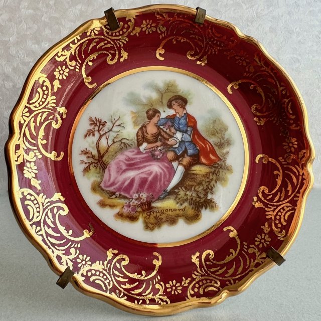 Talerzyk ❀ڿڰۣ❀ Genuine  Limoges France - Meissner ❀ڿڰۣ❀ Delikatna porcelana