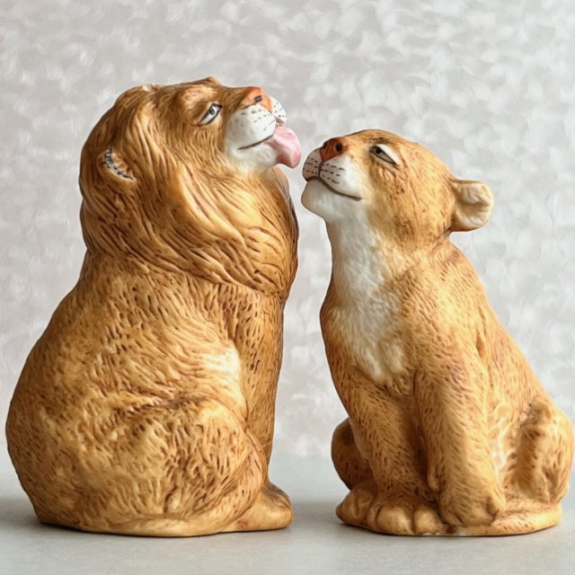 Franklin Mint Collectables ❤ Salt & Pepper ❤ Figurkowy komplet do przypraw