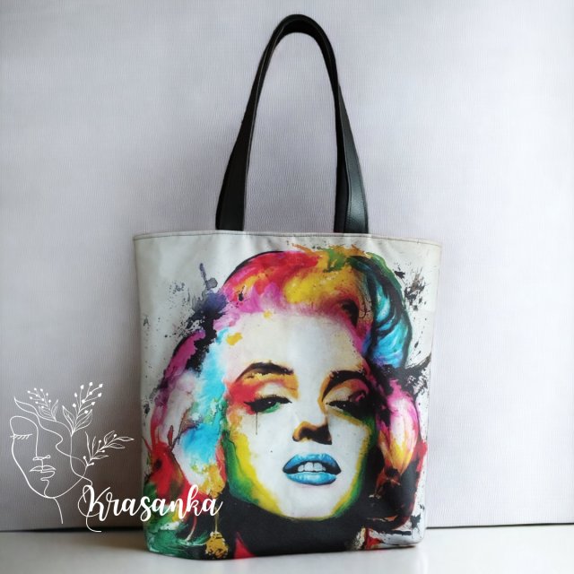 Duża torba typu shopper MARILYN MONROE