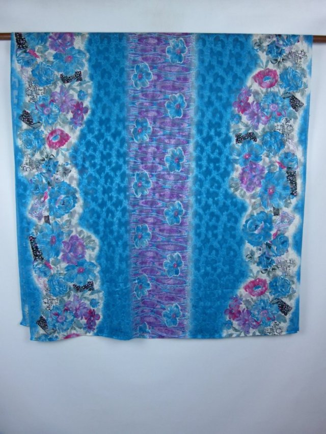 duży indyjski szal dupatta  220 x 106 cm